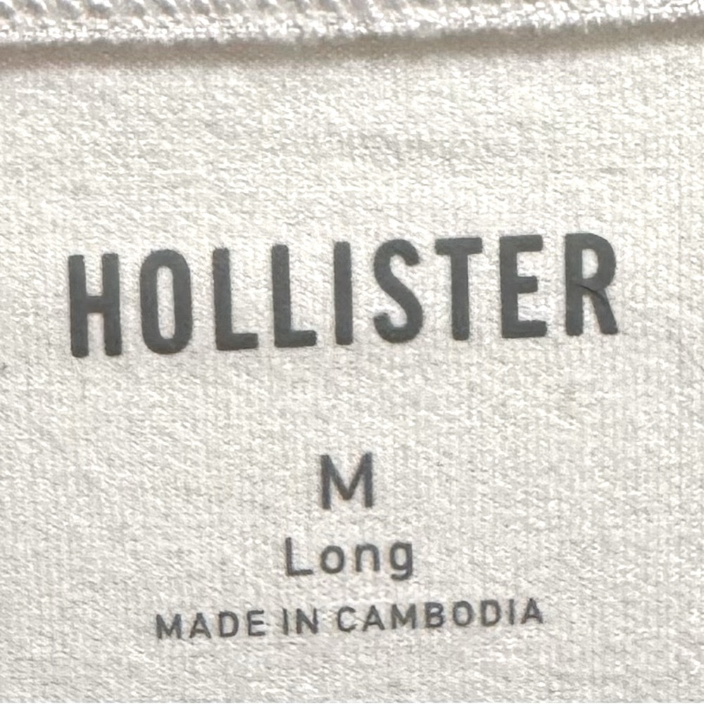 Hollister Women's/Misses White square neck short sleeve tshirt, size M - Picture 7 of 7